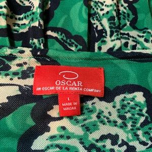 Oscar De La Renta Skirt Green Size Large